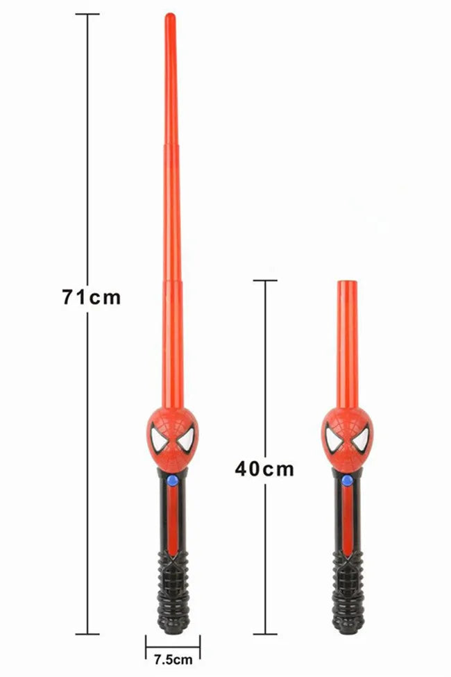 LED Light Sound Superhero Sword Figurines Hulk Black Panther Thanos Captain America Lightsaber Cosplay