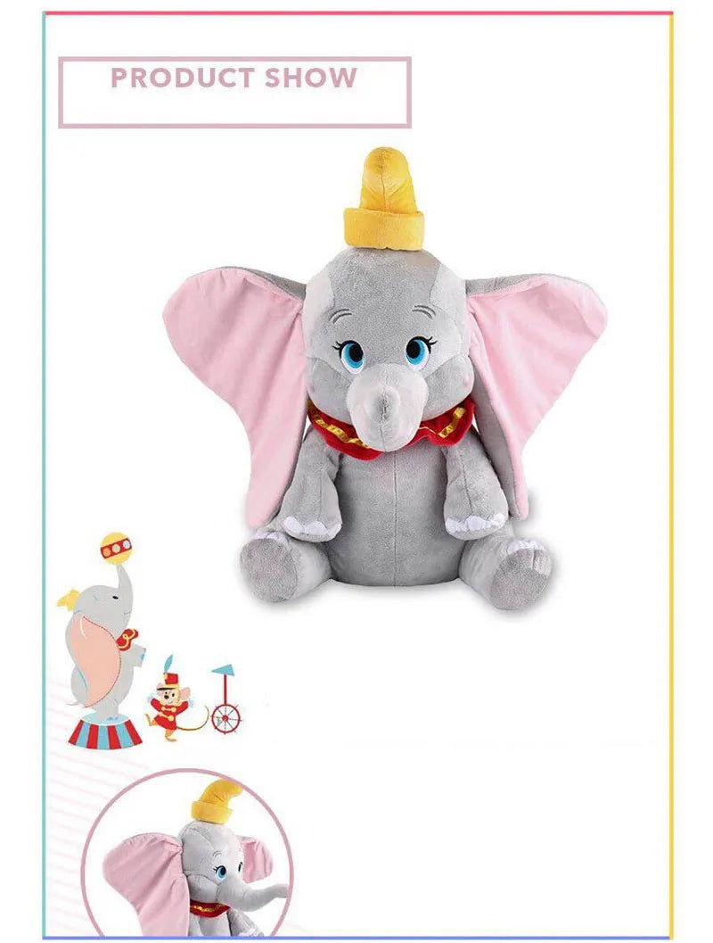 Disney Cartoon Dumbo Stuffed Doll Toys for Baby Fly Elephant