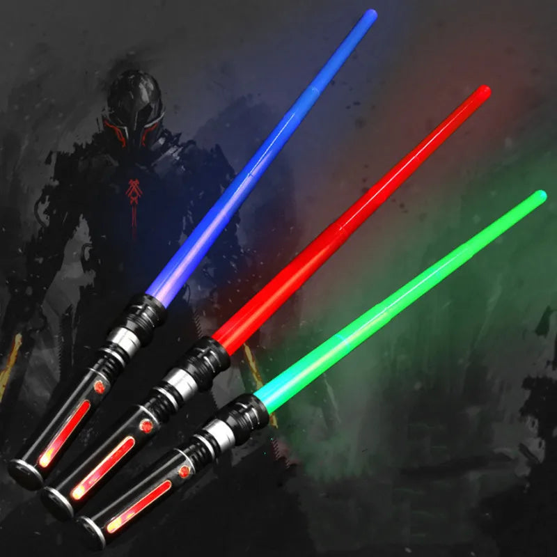 LED Light Sound Superhero Sword Figurines Hulk Black Panther Thanos Captain America Lightsaber Cosplay