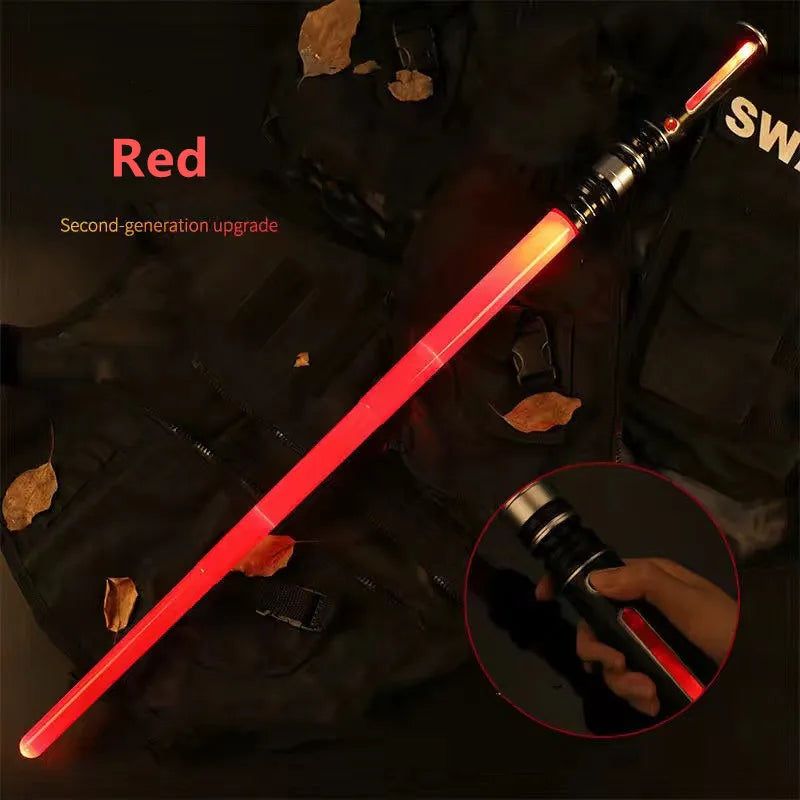 LED Light Sound Superhero Sword Figurines Hulk Black Panther Thanos Captain America Lightsaber Cosplay