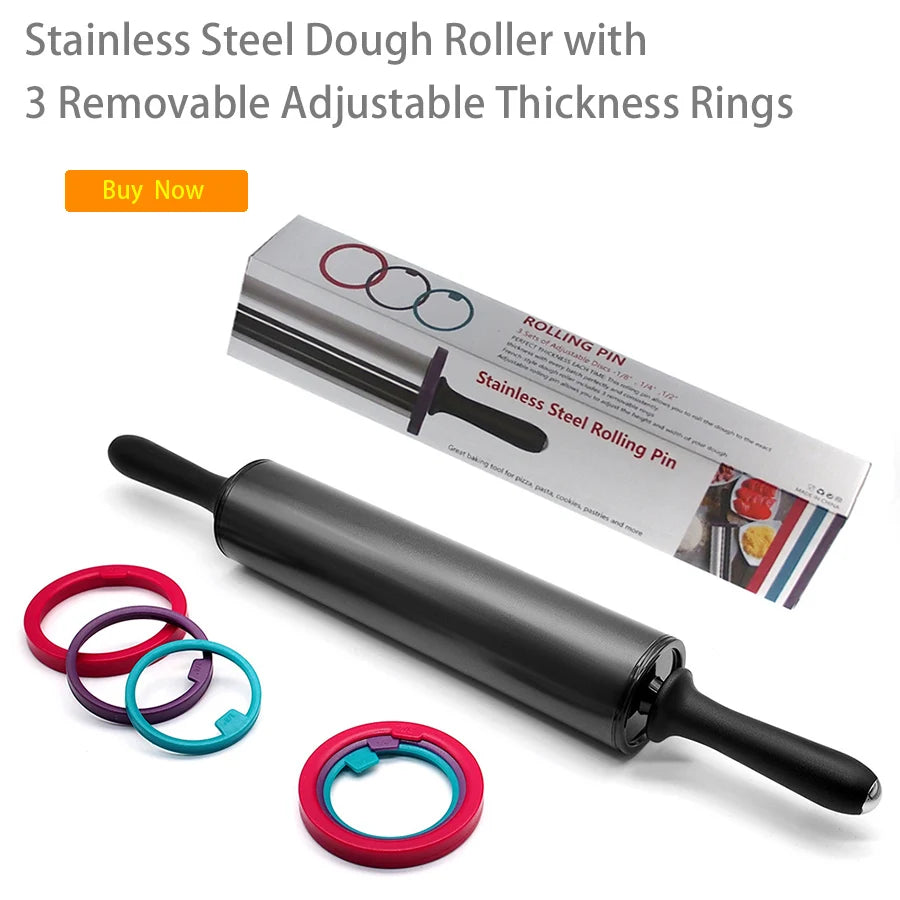 Multi-purpose Stainless Steel Scraper & Chopper, Dough Scraper, Pizza Dough Cutter