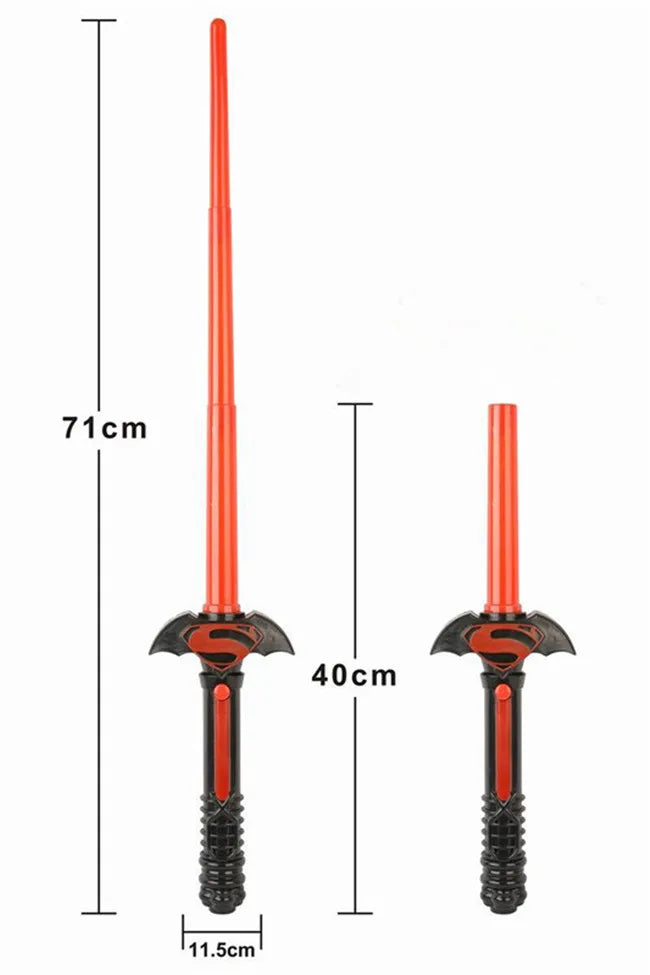 LED Light Sound Superhero Sword Figurines Hulk Black Panther Thanos Captain America Lightsaber Cosplay