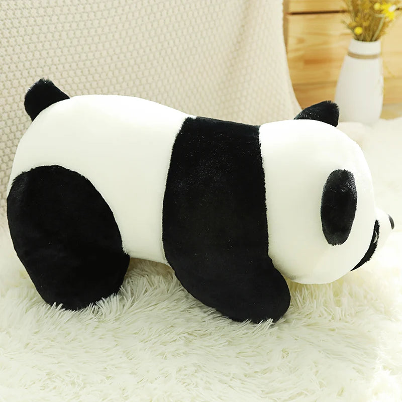 Huggable Kawaii Stuffed Panda Doll Plush Animal Toy Soft Lifelike Plush