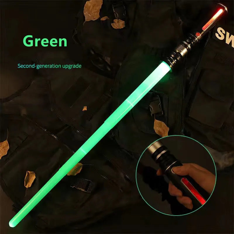 LED Light Sound Superhero Sword Figurines Hulk Black Panther Thanos Captain America Lightsaber Cosplay