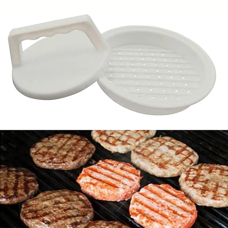 Hamburger Press Stuffed Burger Press Plastic Meat Grill Party BBQ Burger