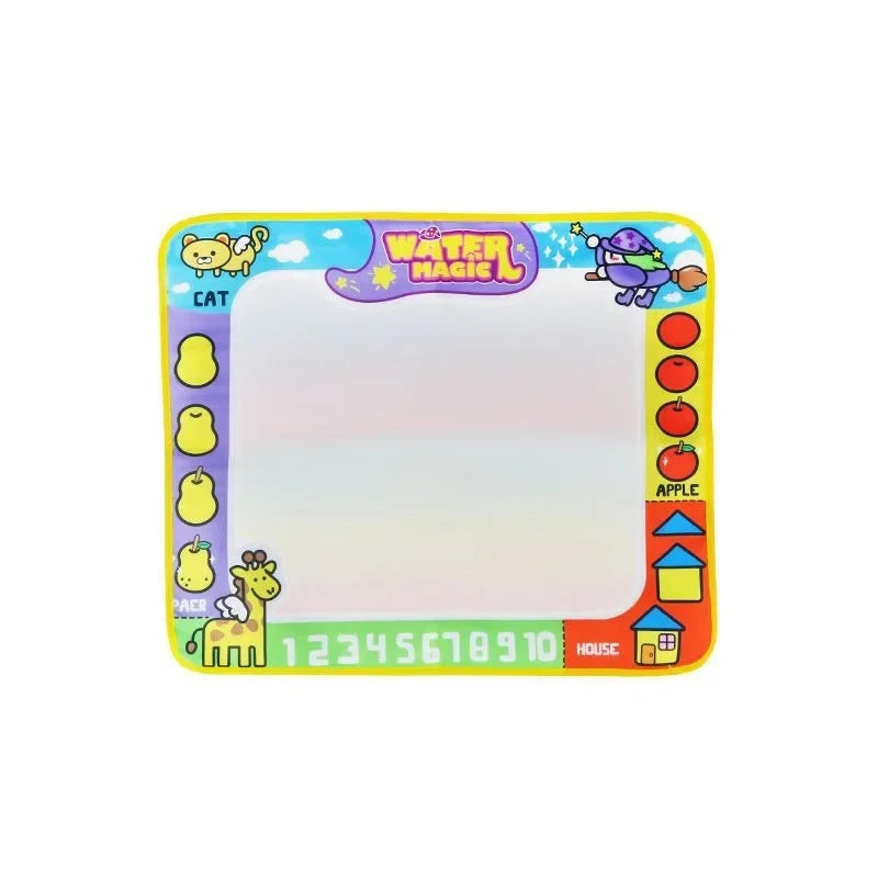Magic Water Drawing Mat with Fluorescent Pen Painting Board Early Educational Toys Montessori Toys for Kids