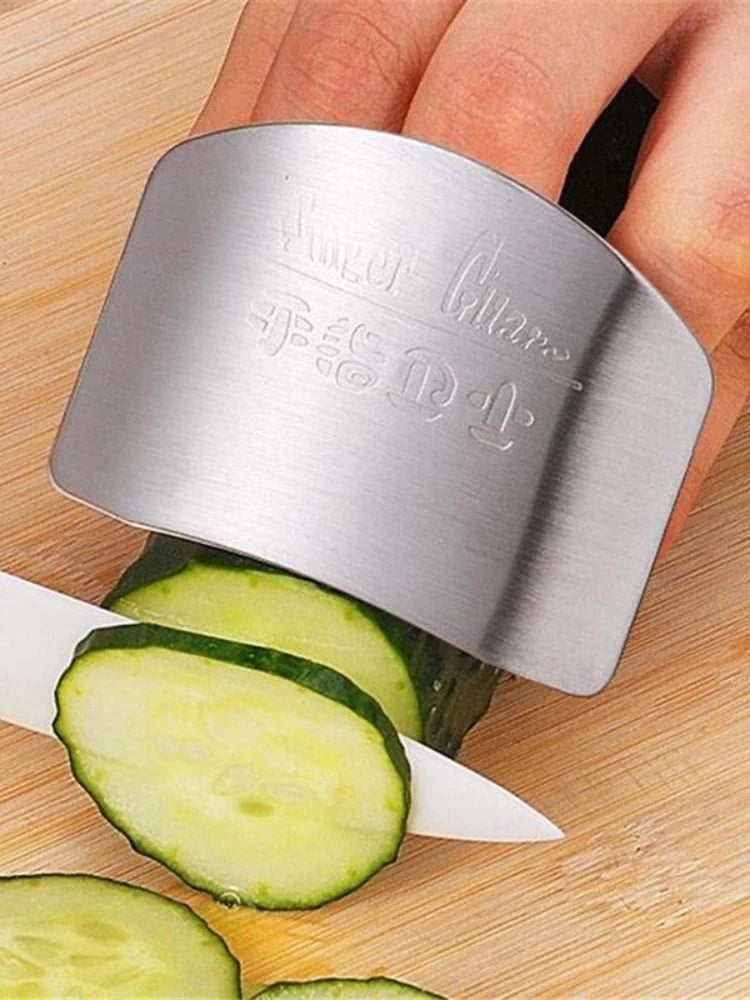 Stainless Steel Finger Guard Finger Hand Cut Hand Protector Knife Cut Finger Protection Tool