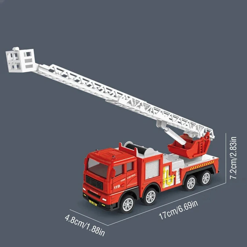 Fire Engine Car Toys Inertial Engineering Vehicles Toy For Kids Gifts