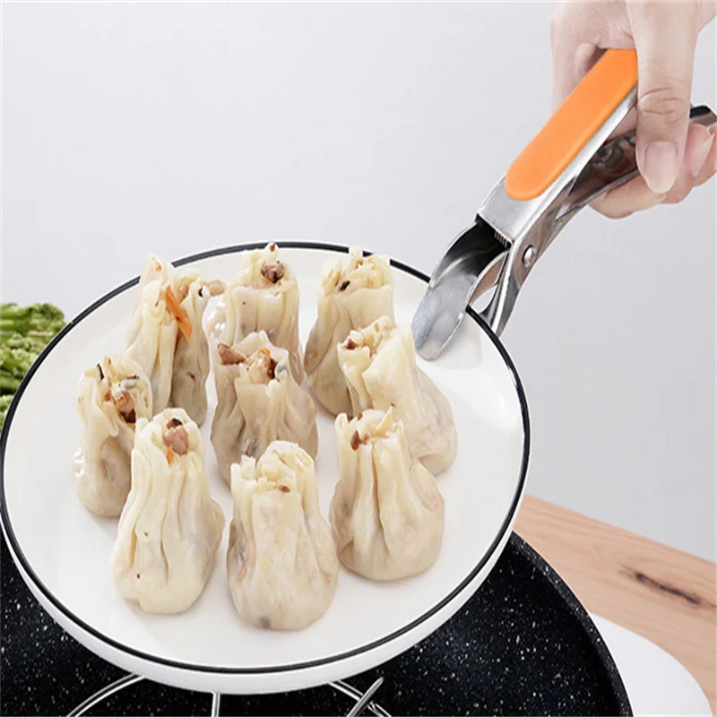 Anti-scald Gripper Clip Hot Dish Non-slip Plate Bowl Clip Retriever Tongs