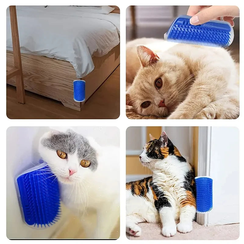 Massage Pet Cat Scrape Hair Removal Beauty Clean Corner Brush scratchers