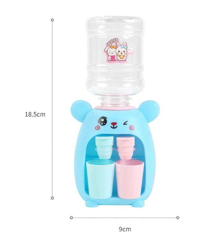 Children's Toys Simulation Water Dispenser with Cup Mini Fun Drinking Fountain for Girls Miniature Item
