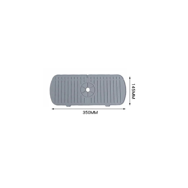 Faucet Splash Pad Silicone Sink Faucet Splash Guard Mat Sponge Drain Anti Slip Rack for Bathroom