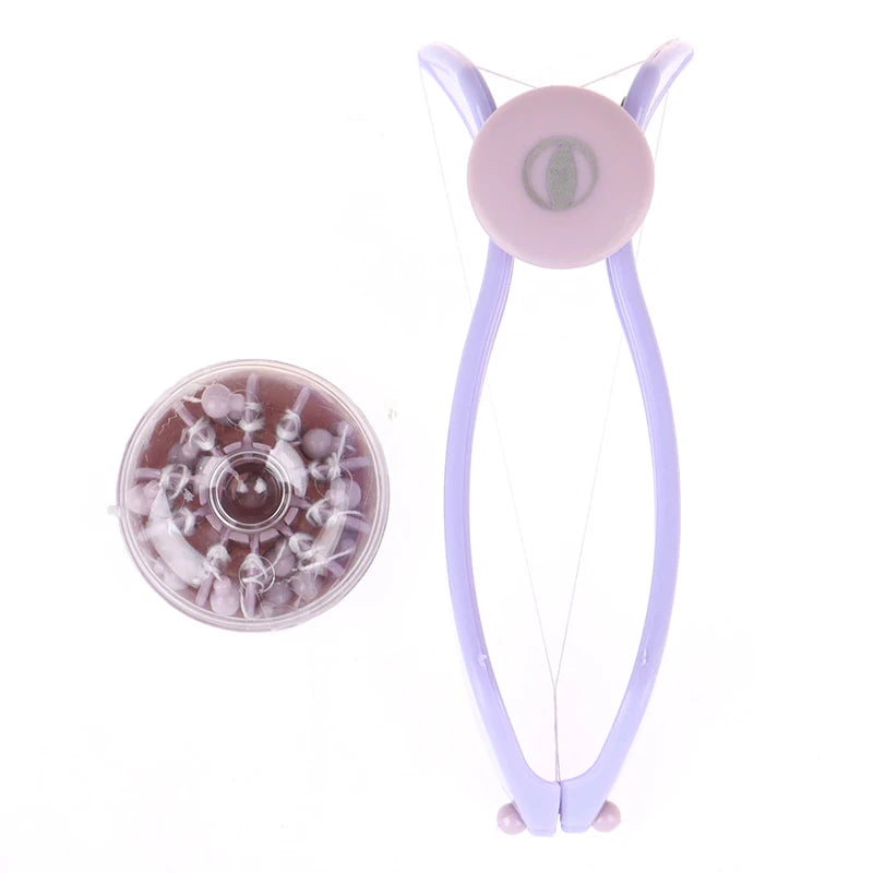 Women Mini Facial Hair Remover Spring Threading Epilator Face