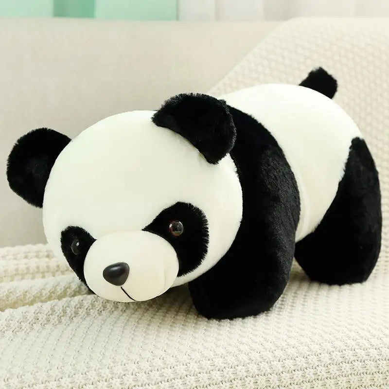 Huggable Kawaii Stuffed Panda Doll Plush Animal Toy Soft Lifelike Plush