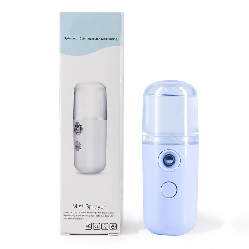 Mist Facial Sprayer Rechargeable Nebulizer Face Steamer