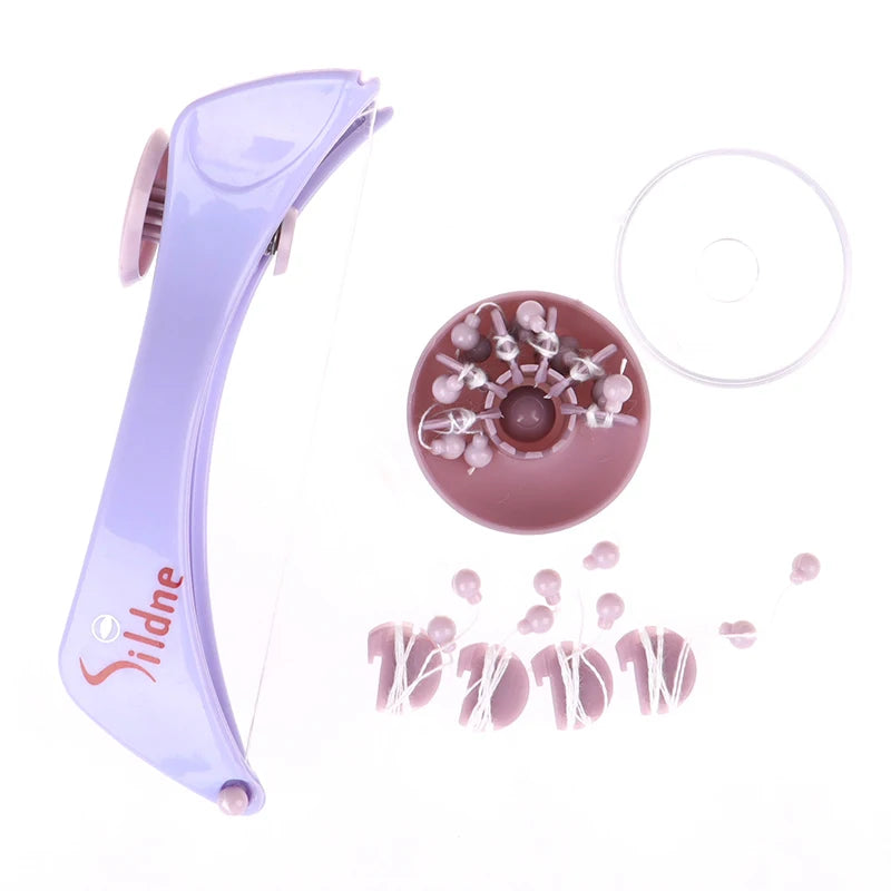 Women Mini Facial Hair Remover Spring Threading Epilator Face