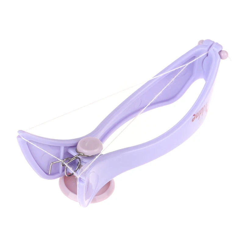 Women Mini Facial Hair Remover Spring Threading Epilator Face