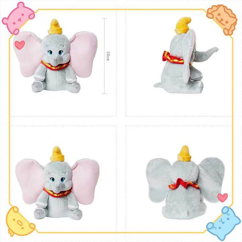 Disney Cartoon Dumbo Stuffed Doll Toys for Baby Fly Elephant