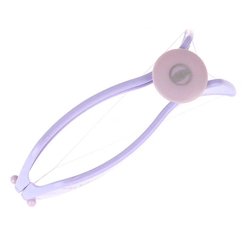 Women Mini Facial Hair Remover Spring Threading Epilator Face