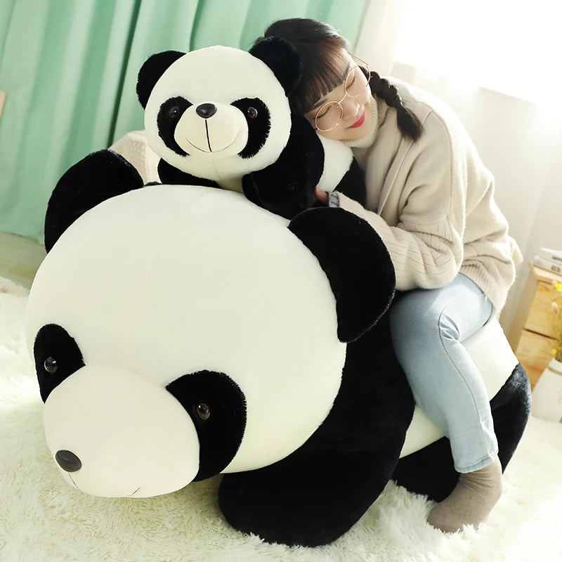 Huggable Kawaii Stuffed Panda Doll Plush Animal Toy Soft Lifelike Plush