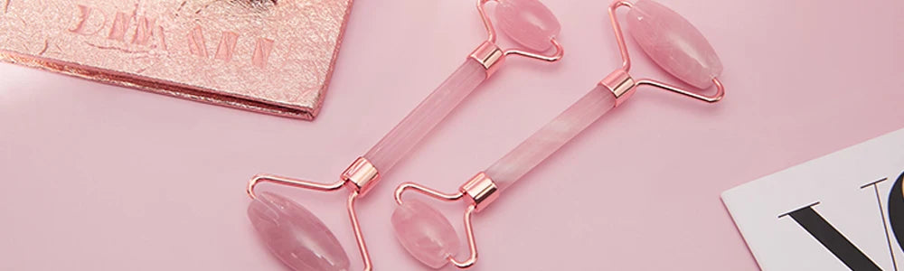 Natural Rose Jade Gua Sha Gouache Scraper Massager for Face Body