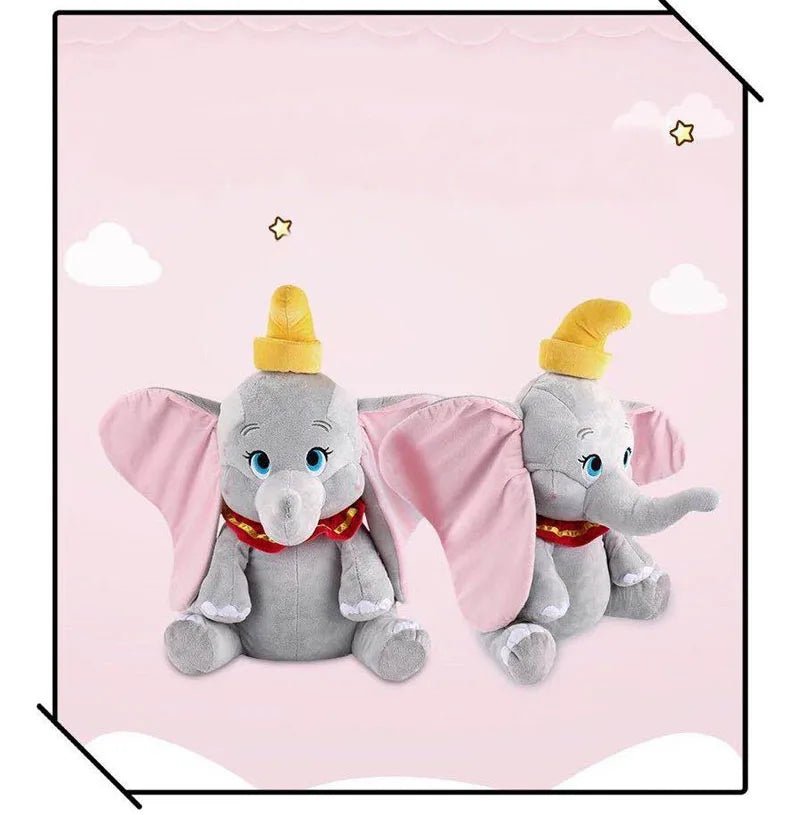 Disney Cartoon Dumbo Stuffed Doll Toys for Baby Fly Elephant