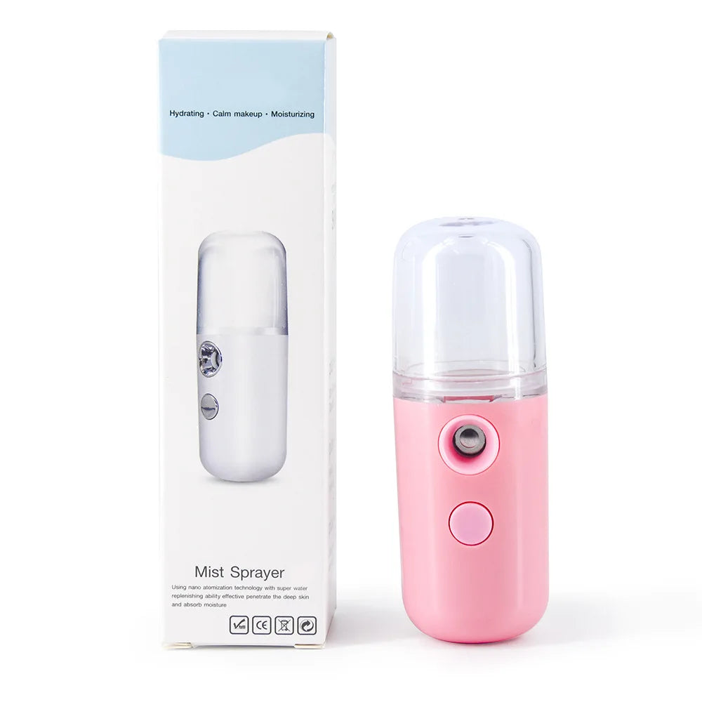 Mist Facial Sprayer Rechargeable Nebulizer Face Steamer