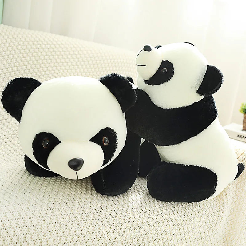 Huggable Kawaii Stuffed Panda Doll Plush Animal Toy Soft Lifelike Plush