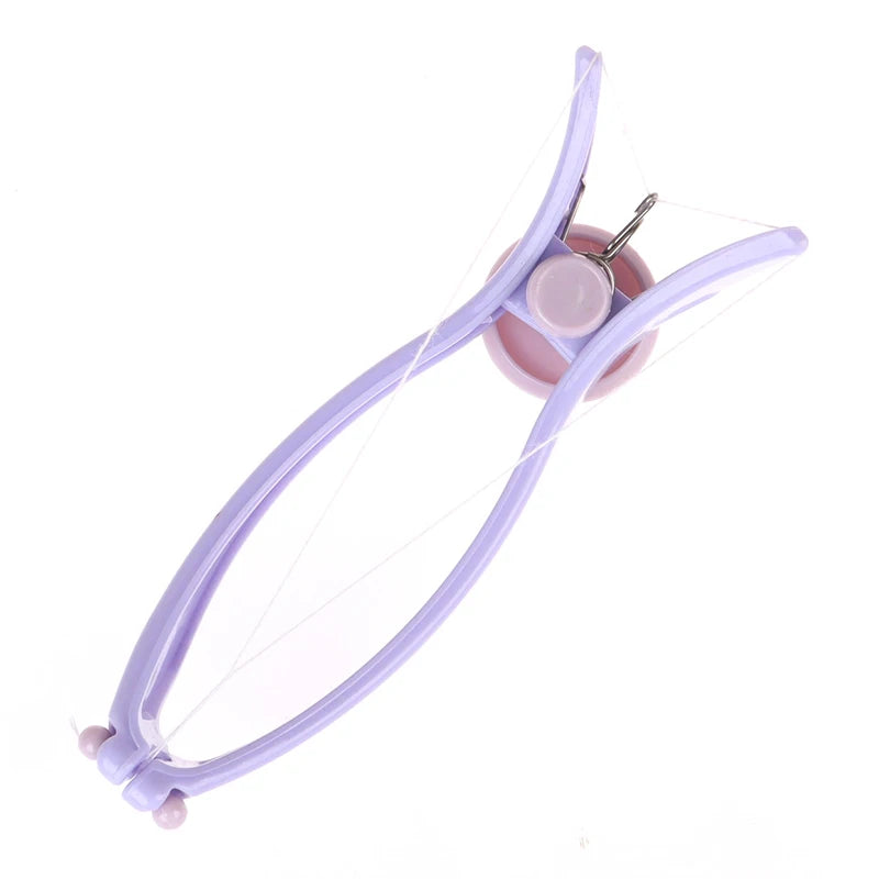 Women Mini Facial Hair Remover Spring Threading Epilator Face