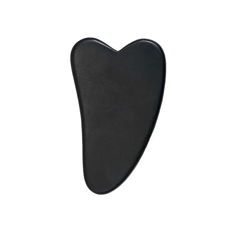 Natural Stone Gua Sha Jade Roller Massager for Face Black Double Head Roller Massage