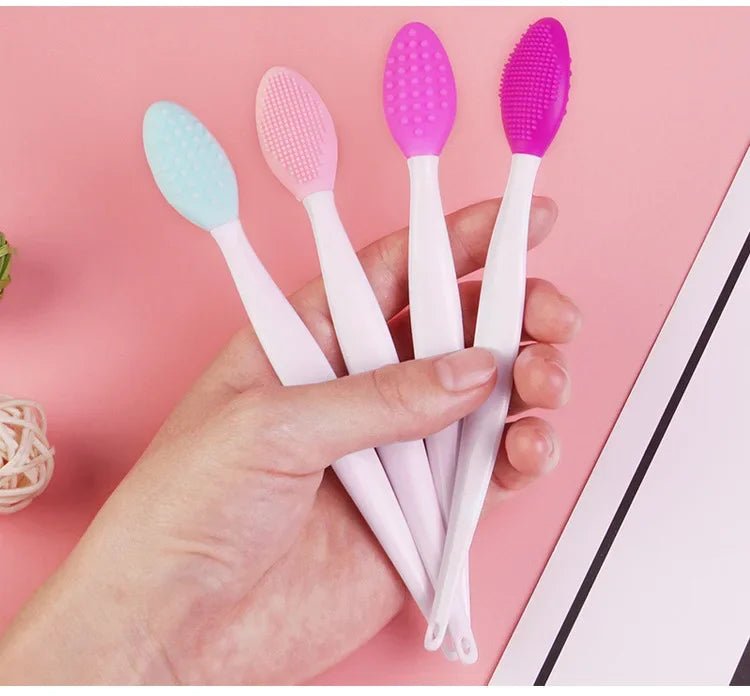 1PC Beauty Skin Care Wash Face Silicone Brush Cleansing Brush Exfoliating Nose Clean Blackhead Removal