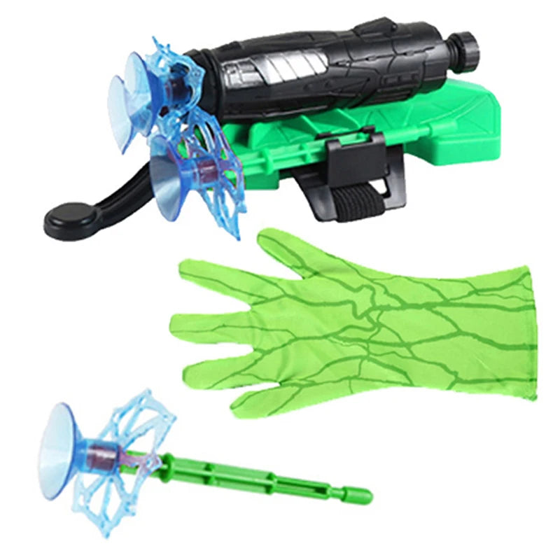 Marvel Spiderman Hulk Super Heroes Glove Launcher Set Hero Launcher Wrist Set