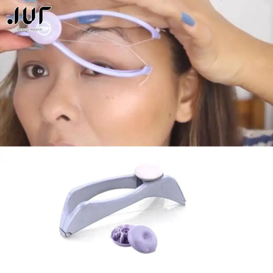 Women Mini Facial Hair Remover Spring Threading Epilator Face
