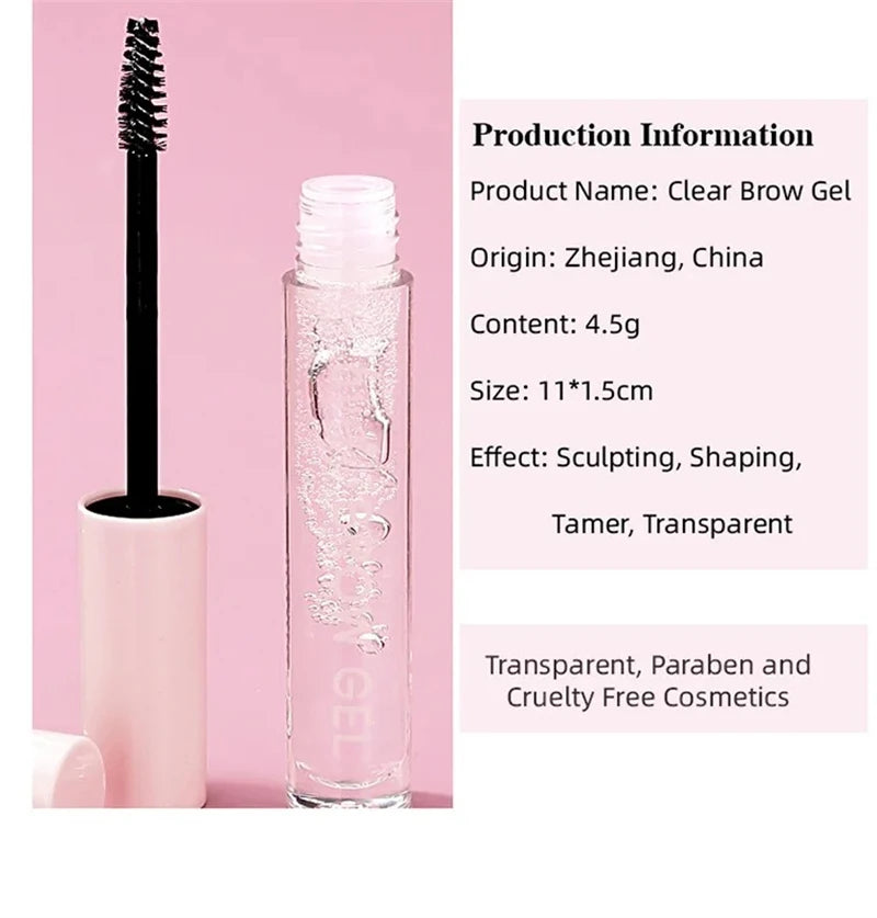 Transparent Gel Eyebrow Styling Cream Long Lasting Fixing Brow