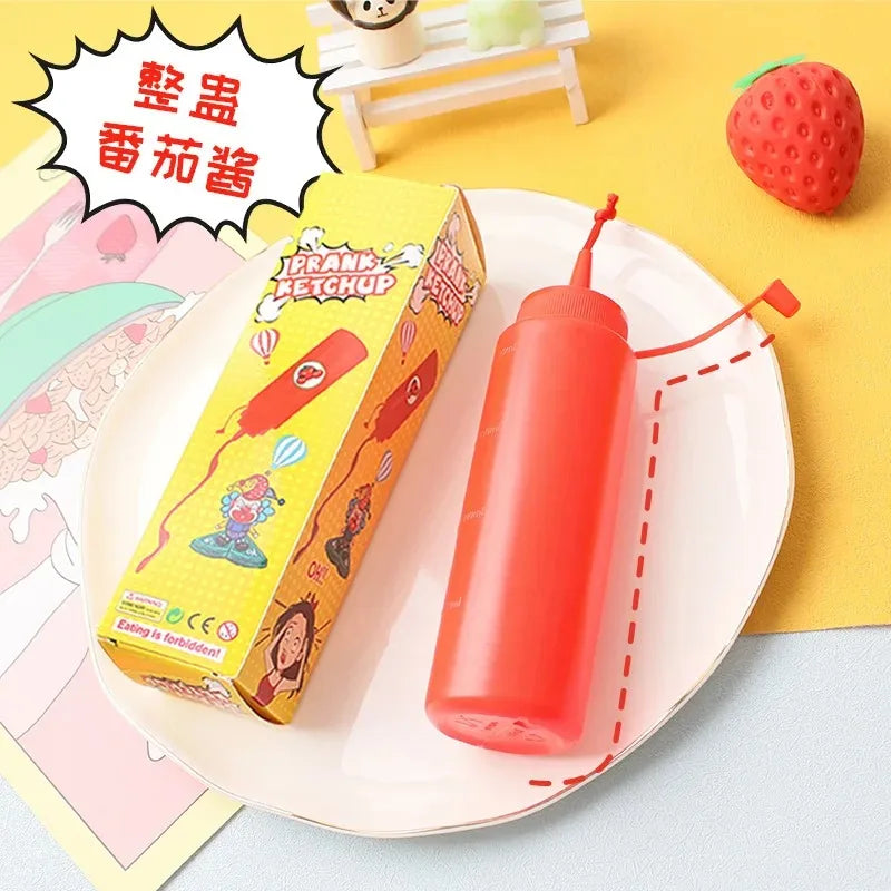 Funny Prank Ketchup Bottles Practical Jokes Tomato Sauce
