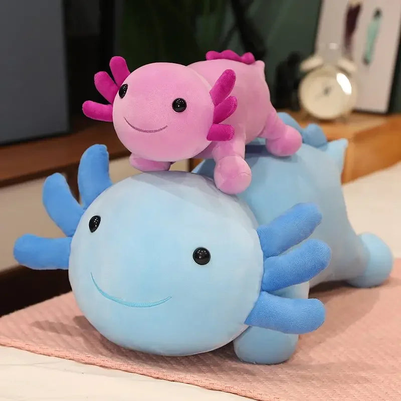 Giant Colorful Newt Plush Fish Long Cute Pillow Toy