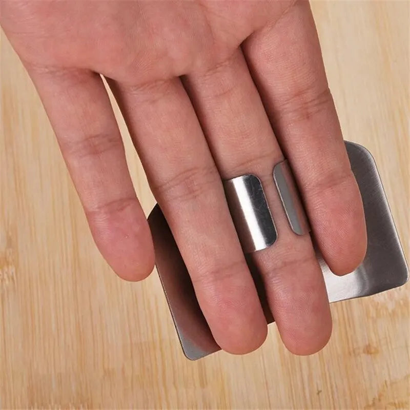 Stainless Steel Finger Guard Finger Hand Cut Hand Protector Knife Cut Finger Protection Tool