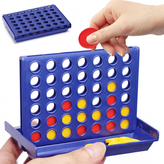 Four In A Row Bingo Chess Connect Classic Family Board Game Toys Fun Educational for Kids