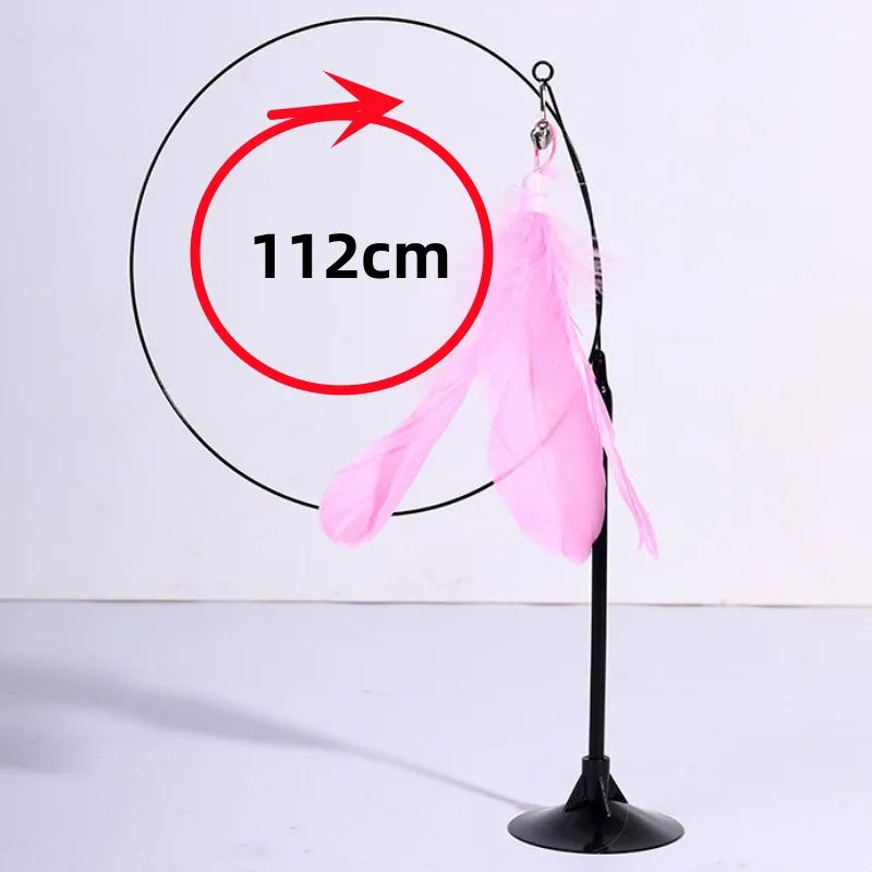Cat Toy Feather Toys for Cats ScratchTease Cat Toys Interactive Funny Bite