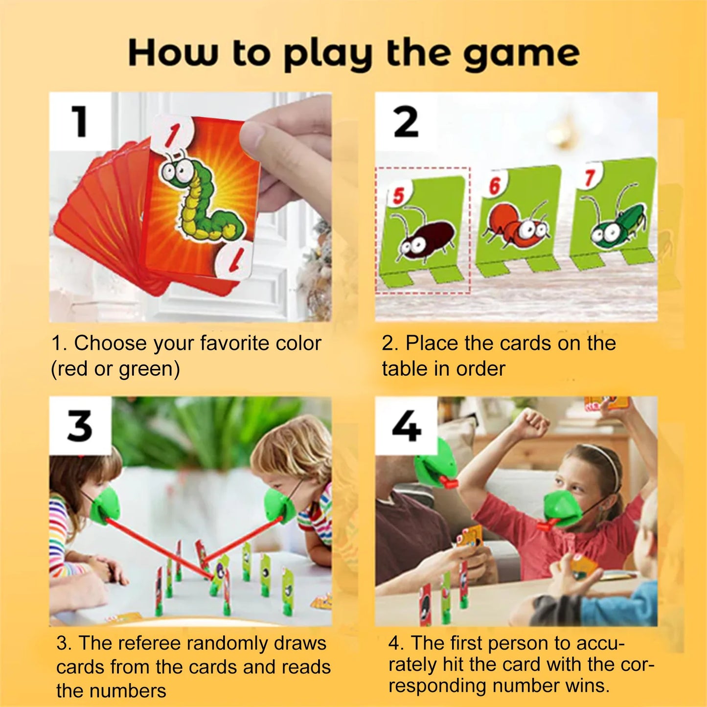 Tic Tac Tongue Competitive party board game Frog Tongue Mask desktop Game Set