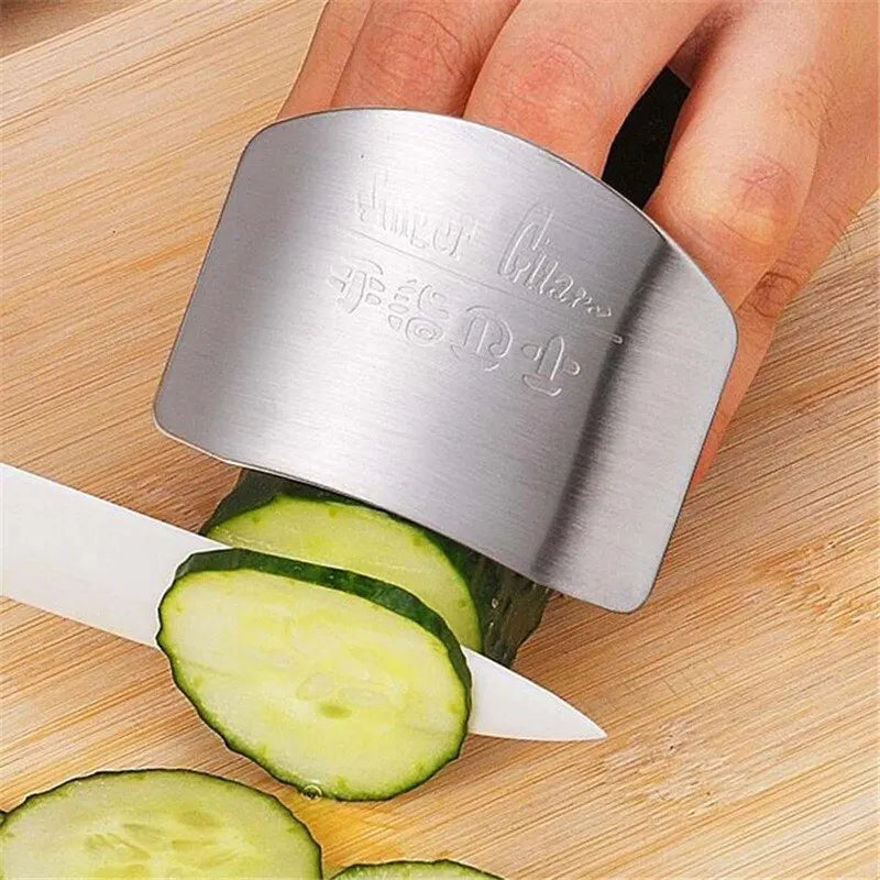 Stainless Steel Finger Guard Finger Hand Cut Hand Protector Knife Cut Finger Protection Tool