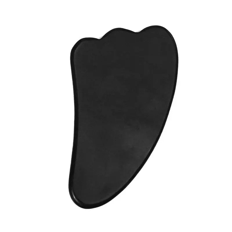 Natural Stone Gua Sha Jade Roller Massager for Face Black Double Head Roller Massage