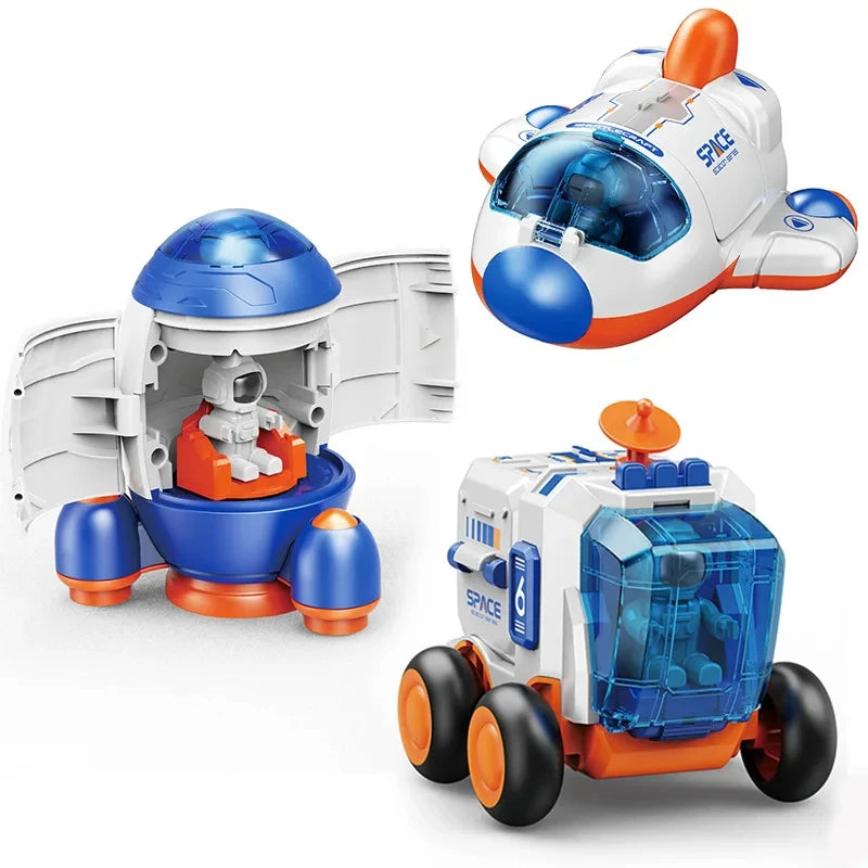 Space Toy Rocket Spacecraft Model Airplane Plastic Spaceship Exploration Vehicle