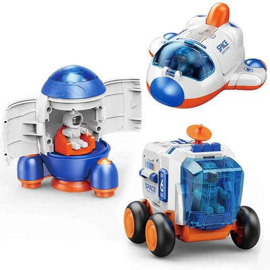 Space Toy Rocket Spacecraft Model Airplane Plastic Spaceship Exploration Vehicle