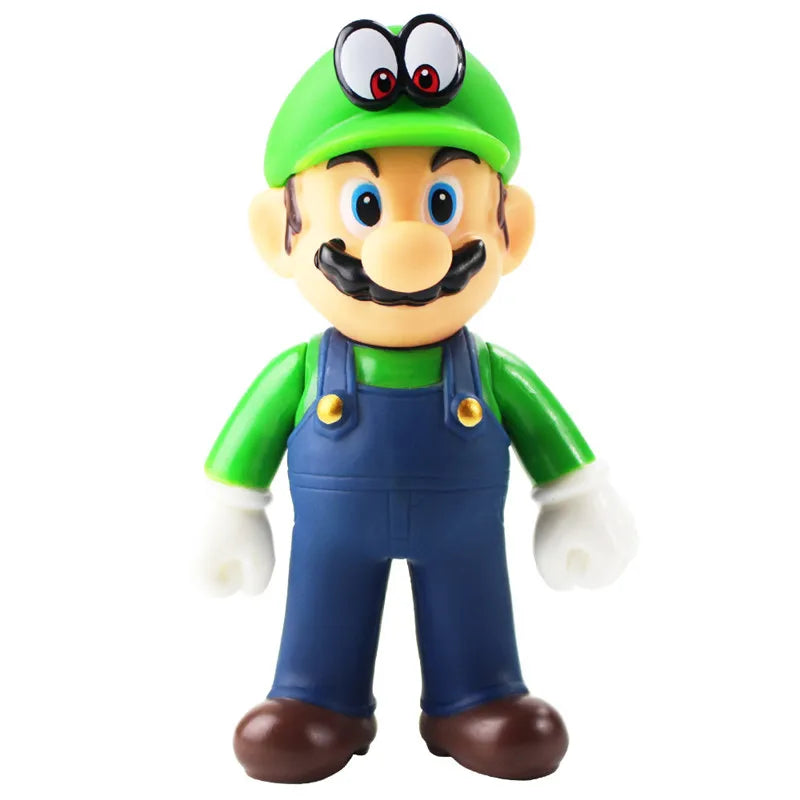 Super Mario Bros PVC Action Figure Toys Dolls Model Luigi Yoshi Donkey Kong For Kids