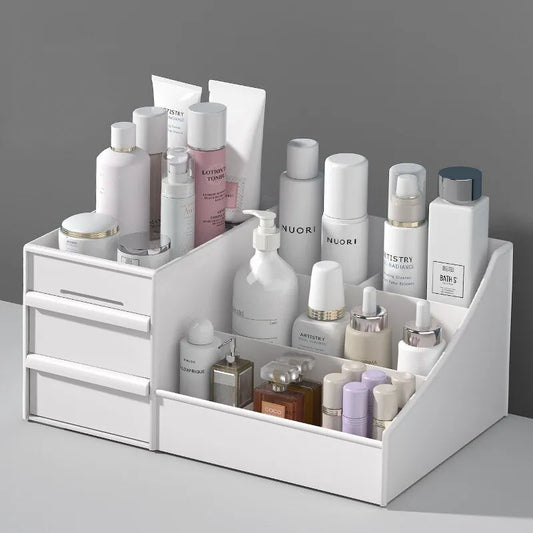 White New Drawer Makeup Storage Box
