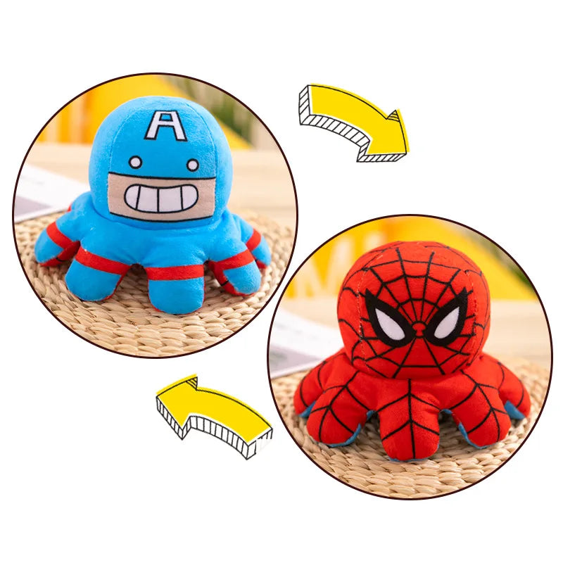 Hot Marvel Plush Doll Avengers Spiderman Iron Man Captain America Hulk Octopus