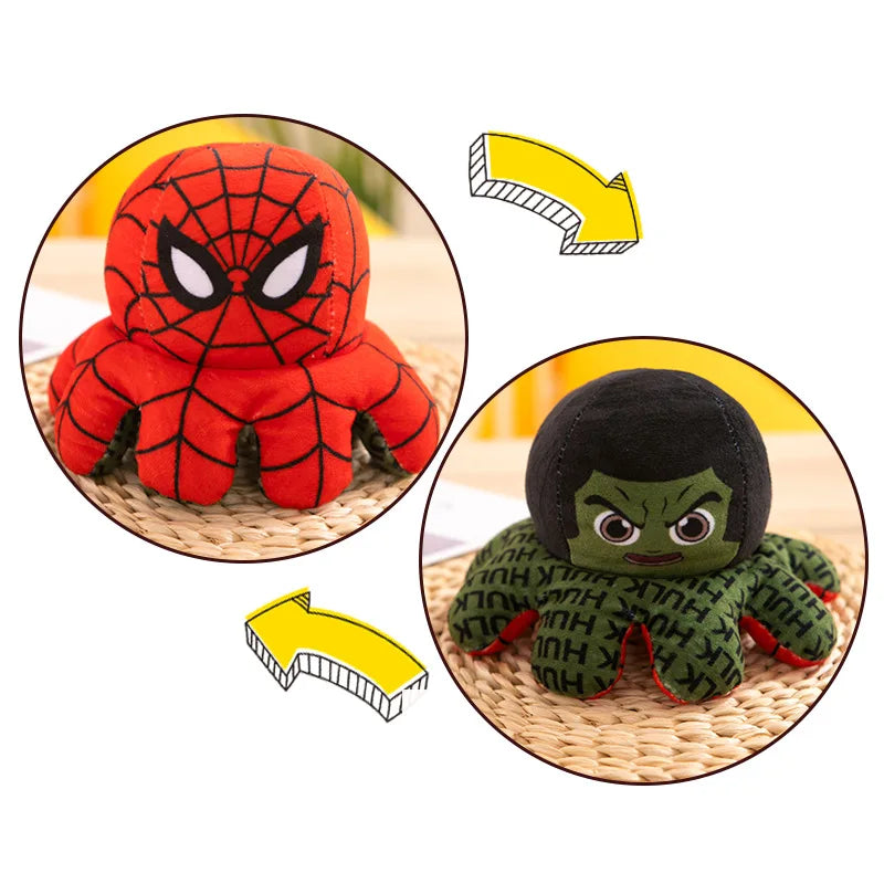 Hot Marvel Plush Doll Avengers Spiderman Iron Man Captain America Hulk Octopus