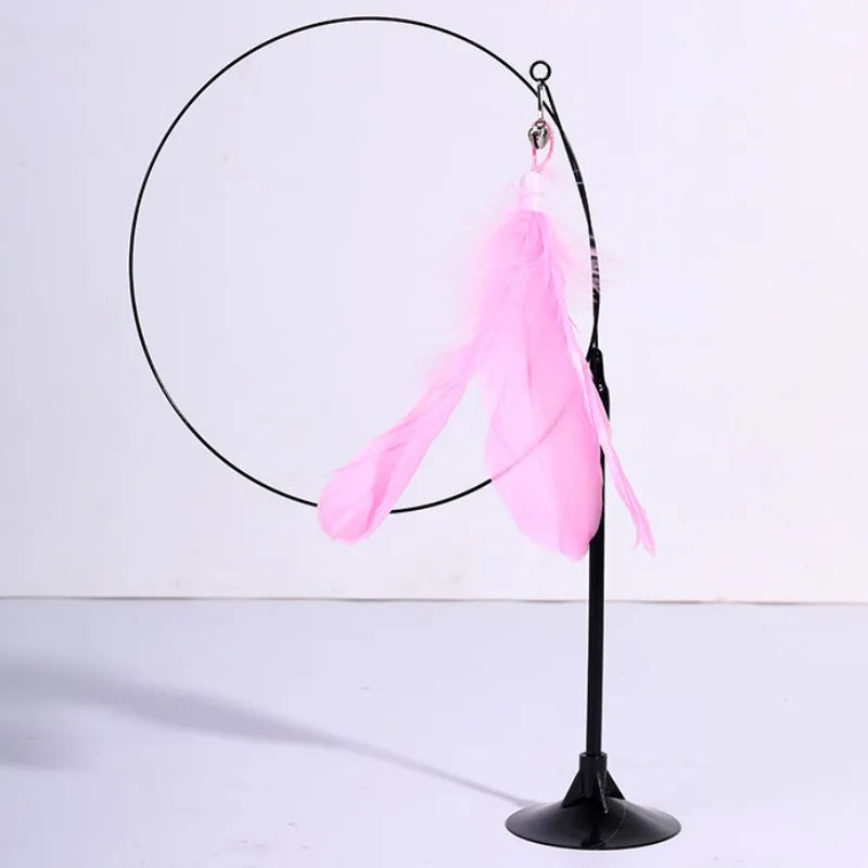 Cat Toy Feather Toys for Cats ScratchTease Cat Toys Interactive Funny Bite