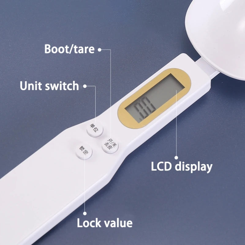 Weighing Spoon Scale Home Kitchen Tool Electronic LCD Digital Measurement